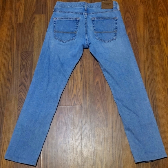 Abercrombie & Fitch Light Wash Skinny Stretch Blue Jeans Size W28/L30 - Picture 5 of 8